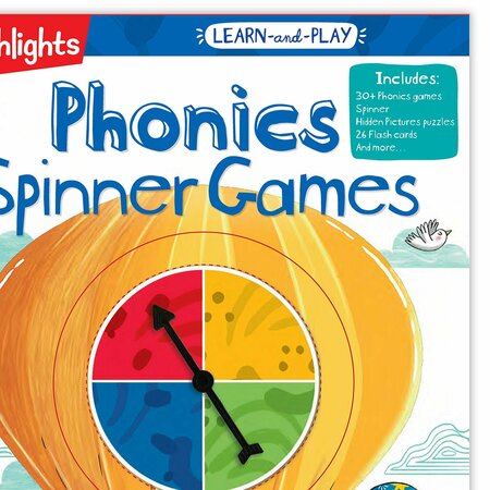 Highlights Learn-and-Play Phonics Spinner Games 9781644728338